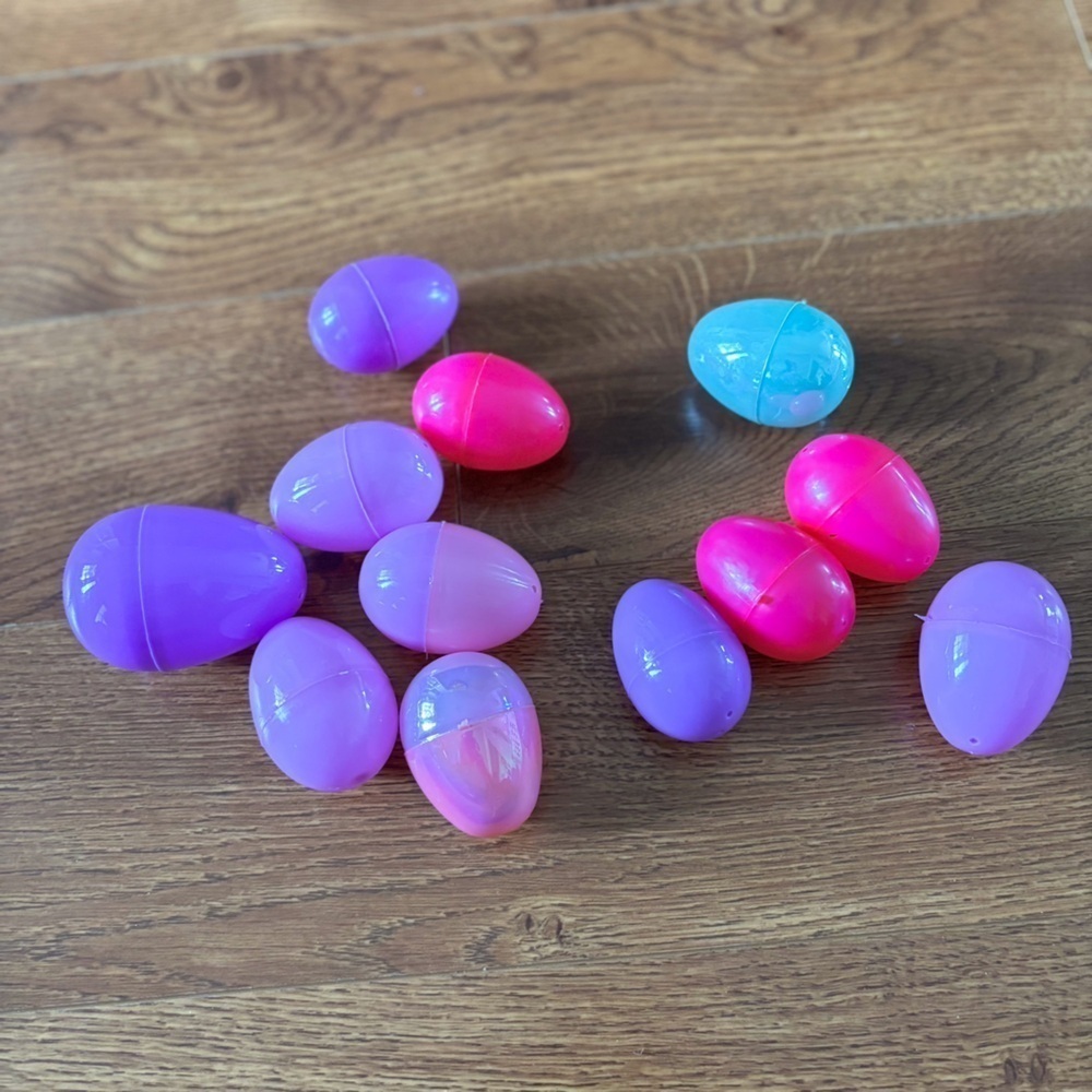 Colorful Plastic Easter Eggs
